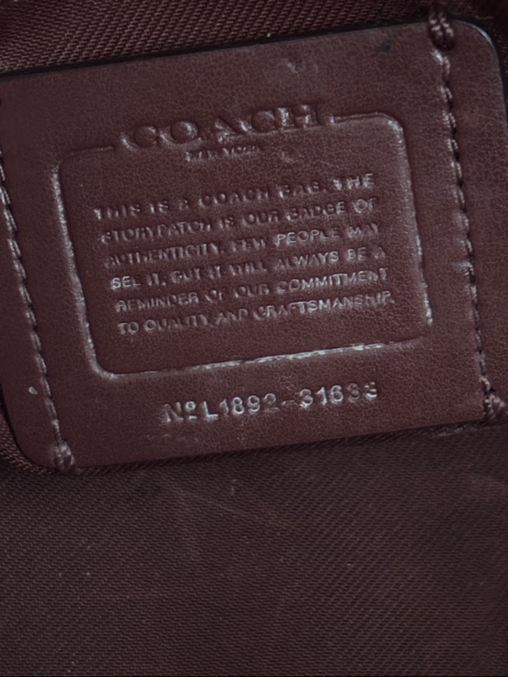 Coach Colorblock Mixed Leather Dreamer 28 Satchel - Style 31633 - Picture 3 of 14